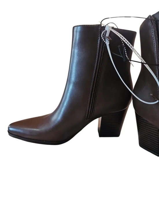 Unisa Unmayden Pointed Toe Ankle Boots in Dark Brown Size 6.5M - Picture 8 of 10